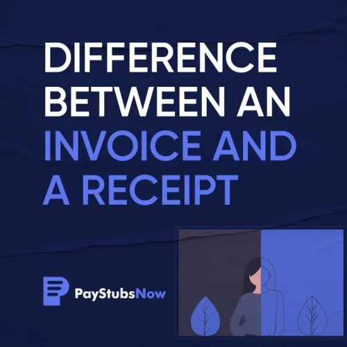 Difference Between an Invoice and a Receipt