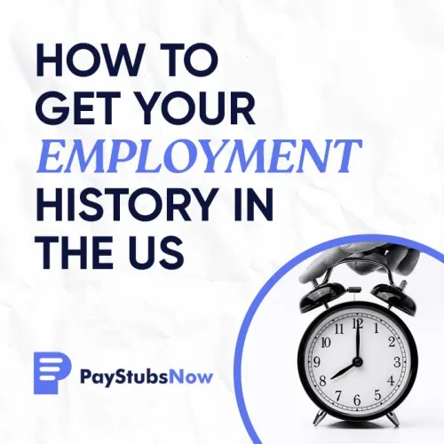 How to get your employment history in the US