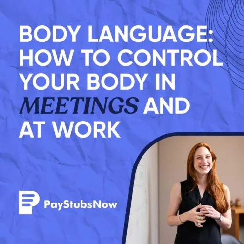 Body language: How to control your body in meetings and at work