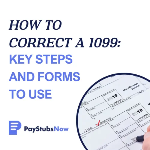 How To Correct a 1099: Key Steps and Correction Forms To Use