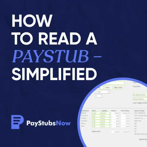 How To Read A Paystub - Simplified