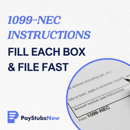 1099-NEC Instructions to Fill Each Box and File Fast