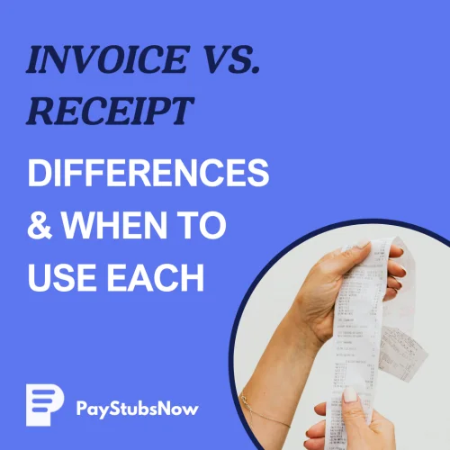 Invoice vs. Receipt: Differences and When to Use Each